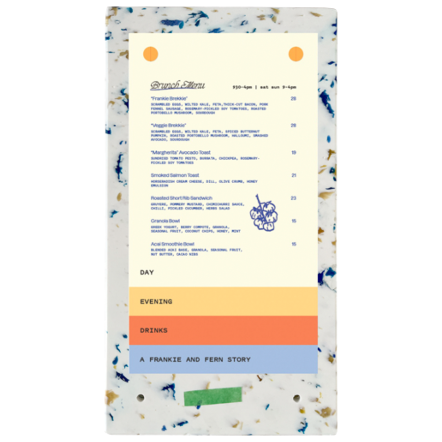 Frankie & Ferns Menu Boards