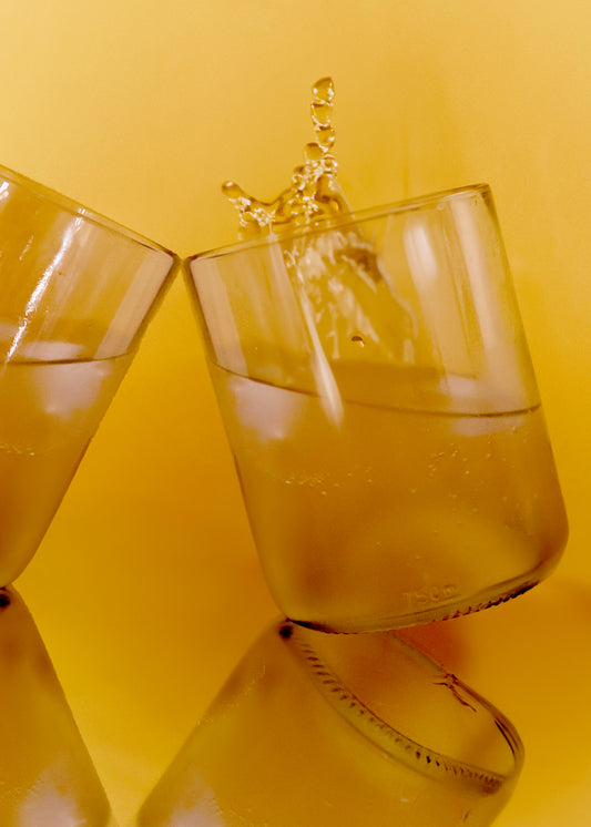 Second Pour Glass Cups