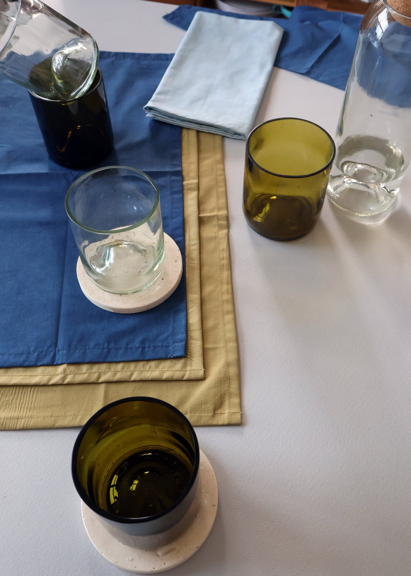 Second Pour Glass Cups